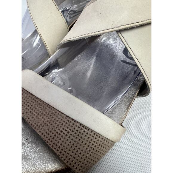 OTBT Freedom Wedge Leather Strappy Sandals Women's Size 10M - Picture 3 of 11